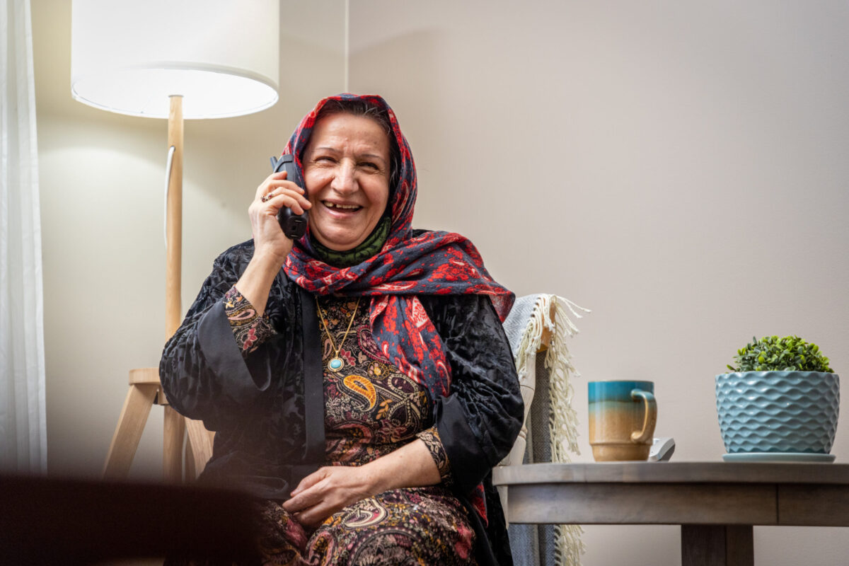 Bien-être social, santé, appels amicaux