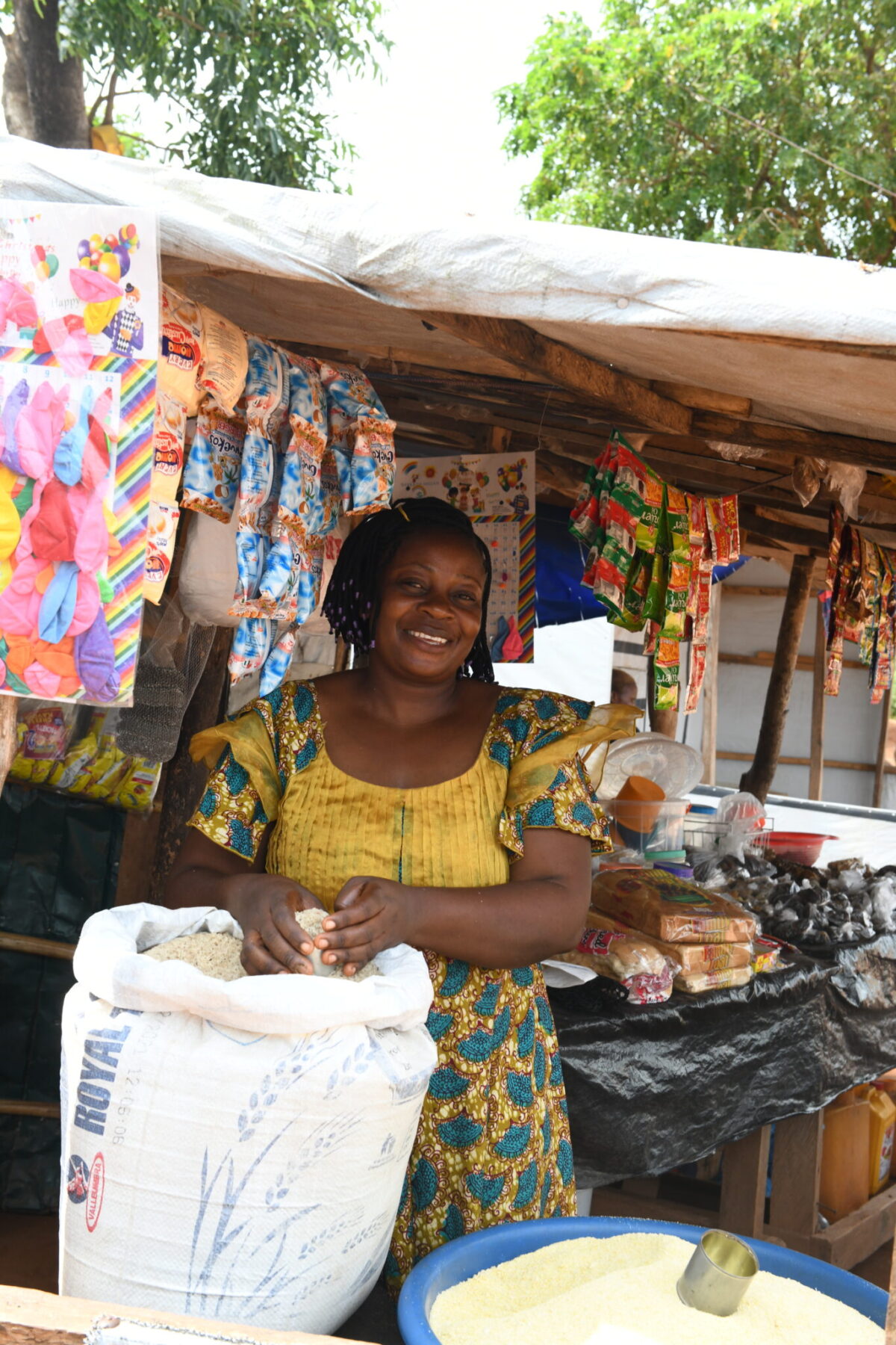 Nigeria. Cameroonian refugee hopeful and resilient living
